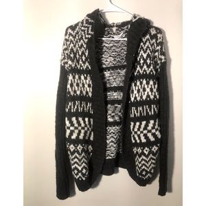Aeropostale Cozy Hooded Cardigan Sweater